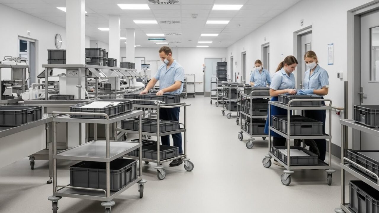 Afruimwagens in Professional Operations Design, Use, Efficiency